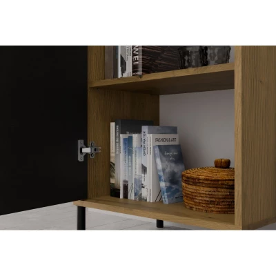 Zweitüriger Regalschrank 54 cm ELBA - Artisan Eiche