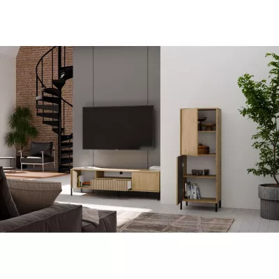 Zweitüriger Regalschrank 54 cm ELBA - Artisan Eiche