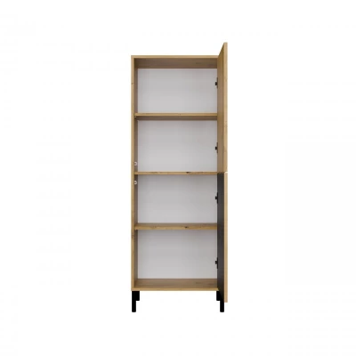Zweitüriger Regalschrank 54 cm ELBA - Artisan Eiche