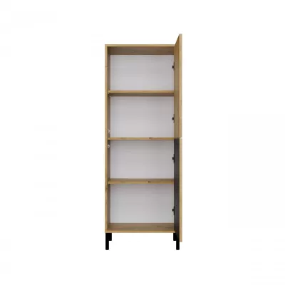 Zweitüriger Regalschrank 54 cm ELBA - Artisan Eiche