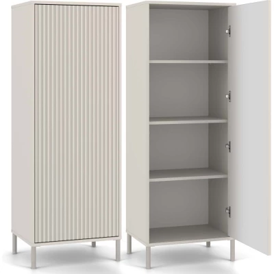 Schmaler Regalschrank 54 cm ELBA - Kaschmir