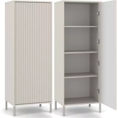 Schmaler Regalschrank 54 cm ELBA - Kaschmir