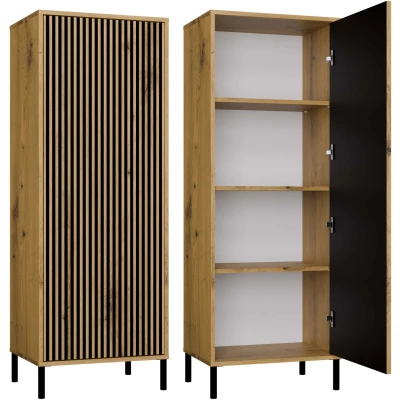 Schmaler Regalschrank 54 cm ELBA - Artisan Eiche