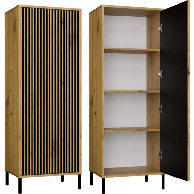 Schmaler Regalschrank 54 cm ELBA - Artisan Eiche