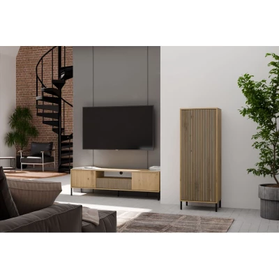 Schmaler Regalschrank 54 cm ELBA - Artisan Eiche