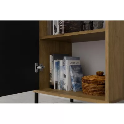 Schmaler Regalschrank 54 cm ELBA - Artisan Eiche