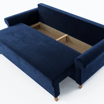 Dreisitzer-Schlafsofa NAFETA - blau