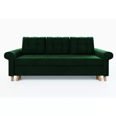 Dreisitzer-Schlafsofa NAFETA - grün