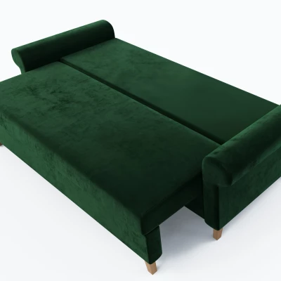Dreisitzer-Schlafsofa NAFETA - grün