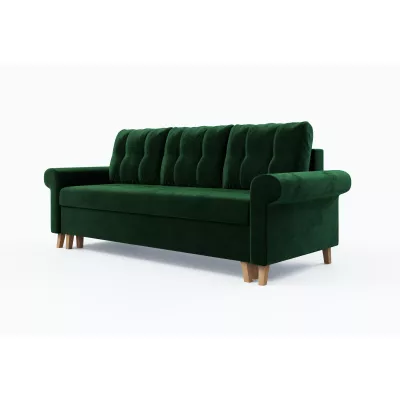 Dreisitzer-Schlafsofa NAFETA - grün