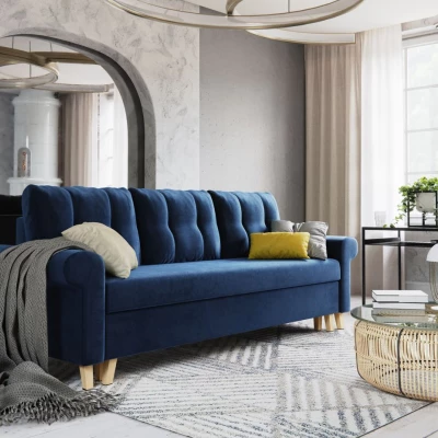 Dreisitzer-Schlafsofa NAFETA - blau