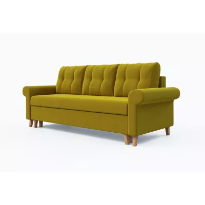 Dreisitzer-Schlafsofa NAFETA - gelb