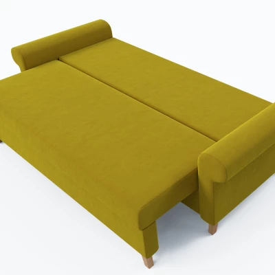 Dreisitzer-Schlafsofa NAFETA - gelb
