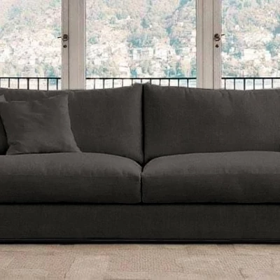 MAKLESA Zweisitzer-Schlafsofa – Graphit