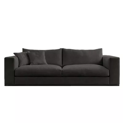 MAKLESA Zweisitzer-Schlafsofa – Graphit