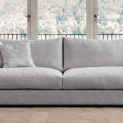 MAKLESA Zweisitzer-Schlafsofa - grau