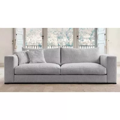 MAKLESA Zweisitzer-Schlafsofa - grau