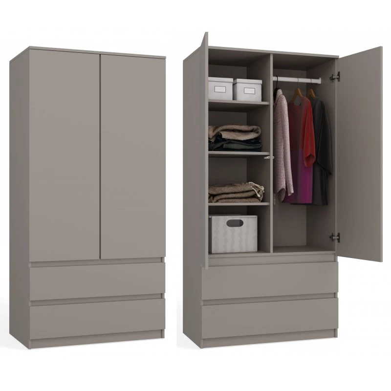 Flurgarderobe 90 cm TAAVI - grau