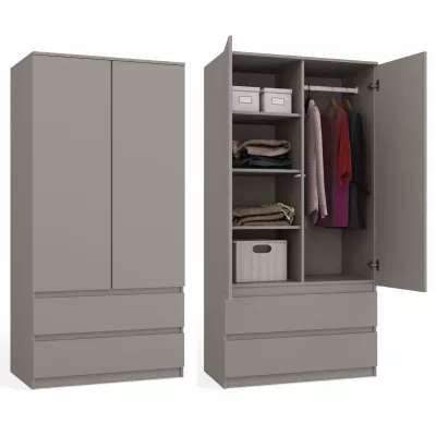 Flurgarderobe 90 cm TAAVI - grau