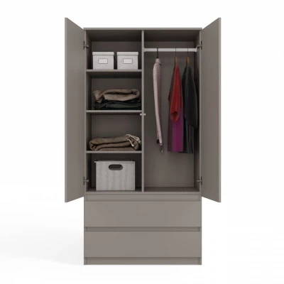 Flurgarderobe 90 cm TAAVI - grau