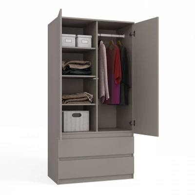 Flurgarderobe 90 cm TAAVI - grau