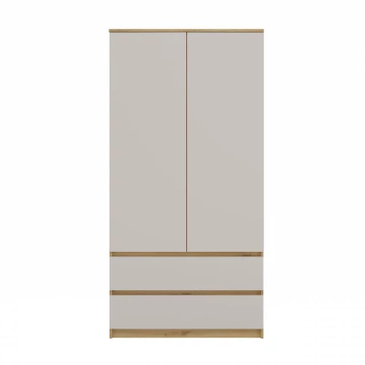 Flurgarderobe 90 cm TAAVI - Artisan Eiche / Kaschmir