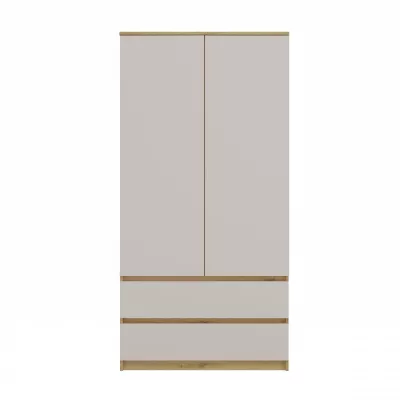 Flurgarderobe 90 cm TAAVI - Artisan Eiche / Kaschmir