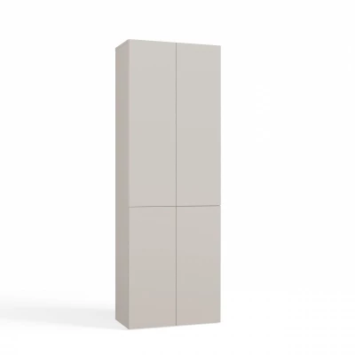 Badezimmerschrank 60 cm mit Wäschekorb ATSO 5 - Kaschmir