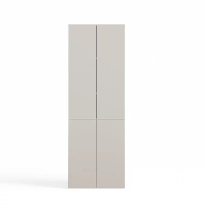 Badezimmerschrank 60 cm mit Wäschekorb ATSO 5 - Kaschmir