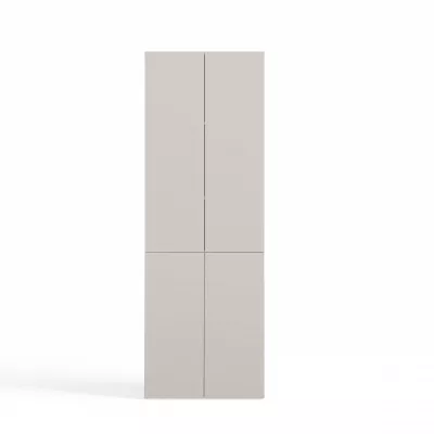 Badezimmerschrank 60 cm mit Wäschekorb ATSO 5 - Kaschmir