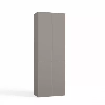 Badezimmerschrank 60 cm mit Wäschekorb ATSO 5 - grau