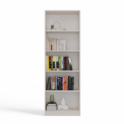 Schmales Bücherregal RAUNO – 60 cm, Kaschmir