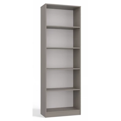 Schmales Bücherregal RAUNO – 60 cm, grau