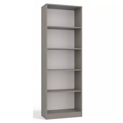 Schmales Bücherregal RAUNO – 60 cm, grau