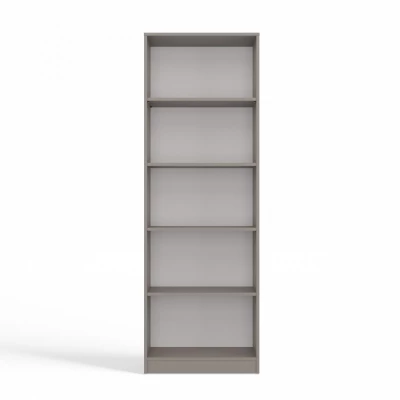 Schmales Bücherregal RAUNO – 60 cm, grau