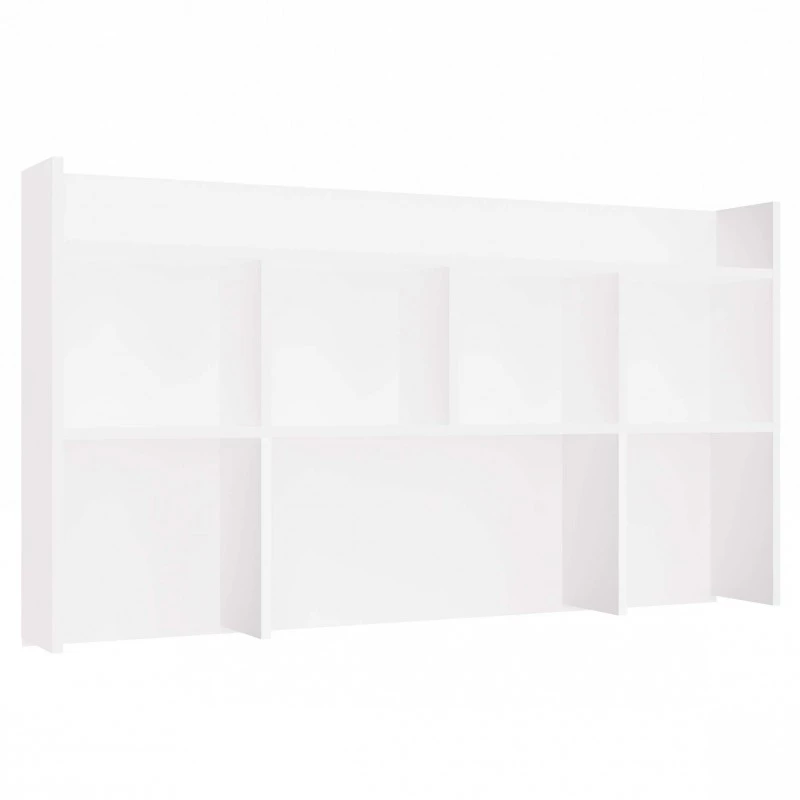 Schreibtischverlängerung 130 cm CULLMAN - weiß