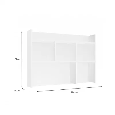 Schreibtischverlängerung 100 cm CULLMAN - weiß