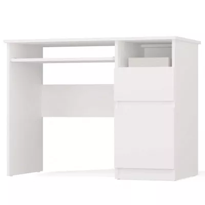 PC-Tisch OZARK - weiß, rechte Version