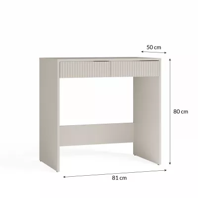 Schmaler Schreibtisch HOOVER 2 - Kaschmir