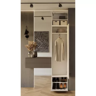 Flurschrank 50 cm OPELIKA - Kaschmir