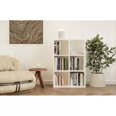 Regal 90x60 cm RAINIS 5 - weiß