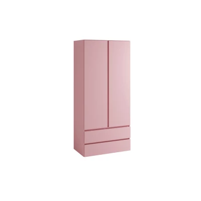 Kleiderschrank mit Schubladen 92 cm LIONU - Marshmallow