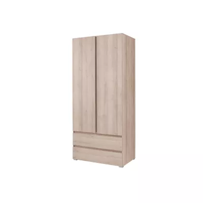 Kleiderschrank mit Schubladen 92 cm LIONU – Sonoma-Eiche