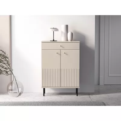 Regalschuhschrank mit Türen FAREL - Kaschmir