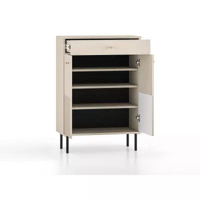 Regalschuhschrank mit Türen FAREL - Kaschmir