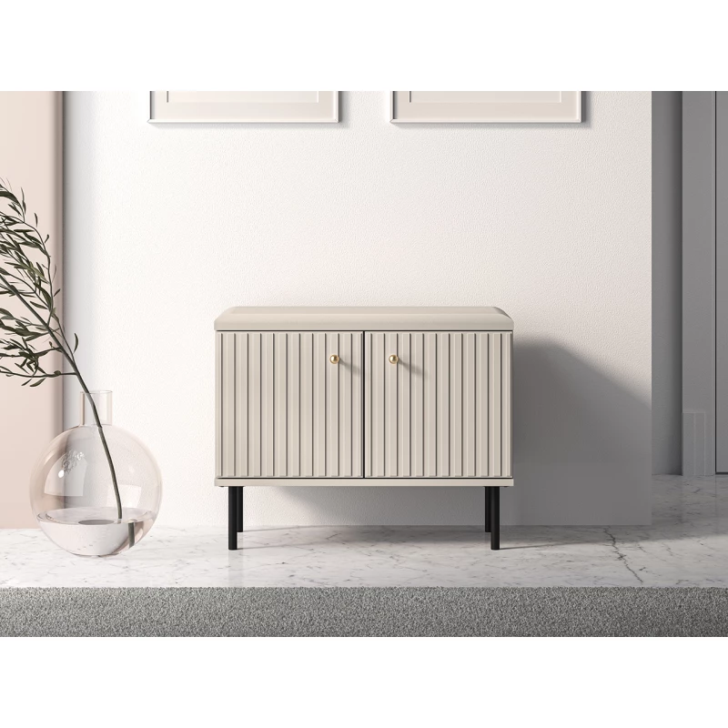 Schuhregal mit Sitz FAREL - Kaschmir