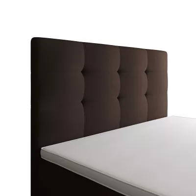 Einzelbett 100x200 STIG 8 mit Stauraum - braun