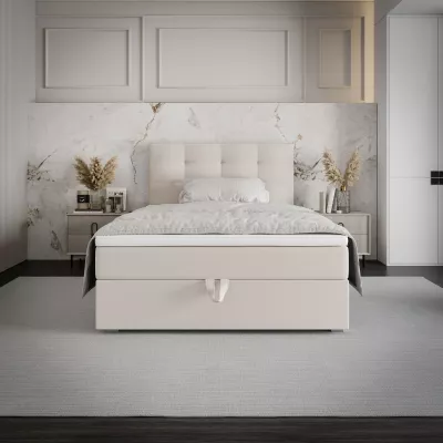 Einzelbett 100x200 STIG 8 mit Stauraum - beige