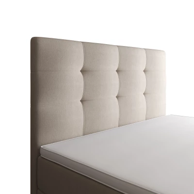 Einzelbett 100x200 STIG 8 mit Stauraum - beige