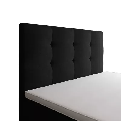 Einzelbett 100x200 STIG 8 mit Stauraum - schwarz